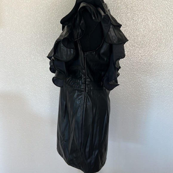 PrettyLittleThing Black Ruffle Dress - Picture 9 of 13